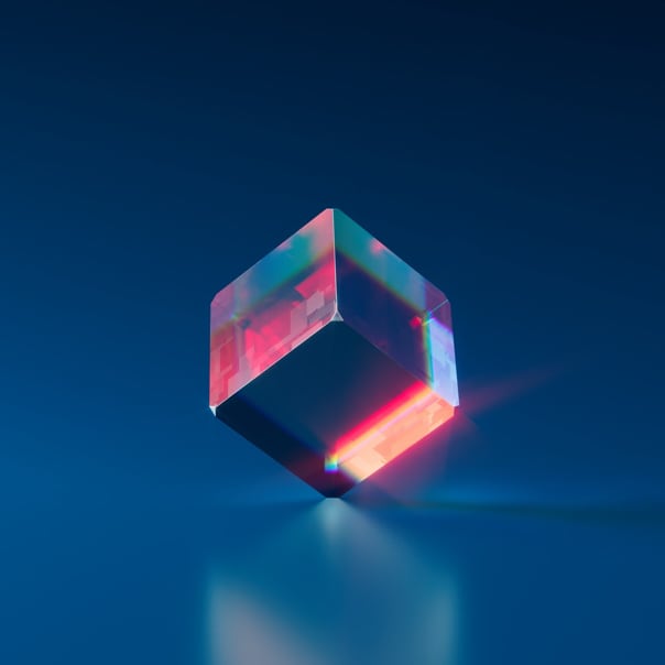 etherum shining cube